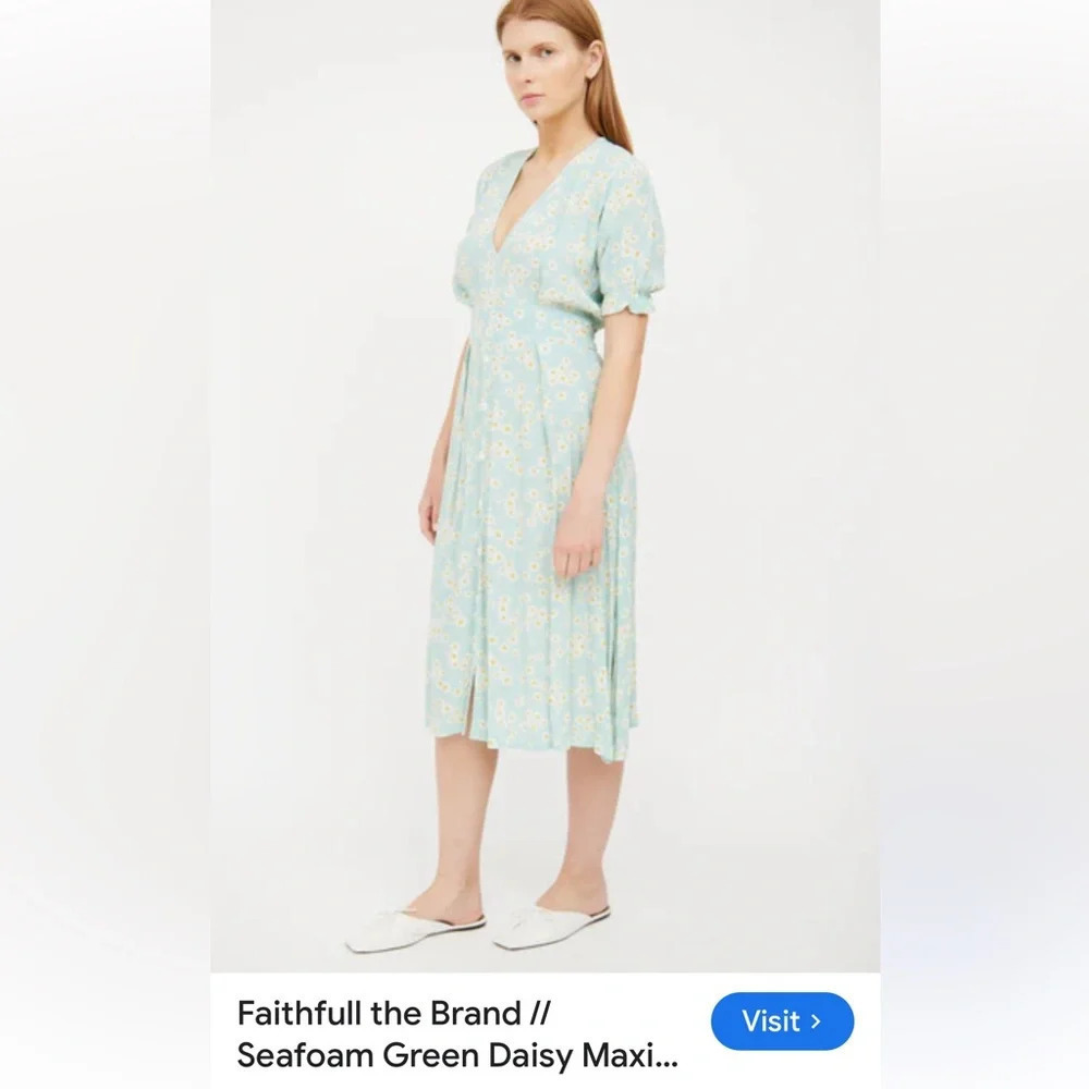 Faithfull the brand maxi dress size 4